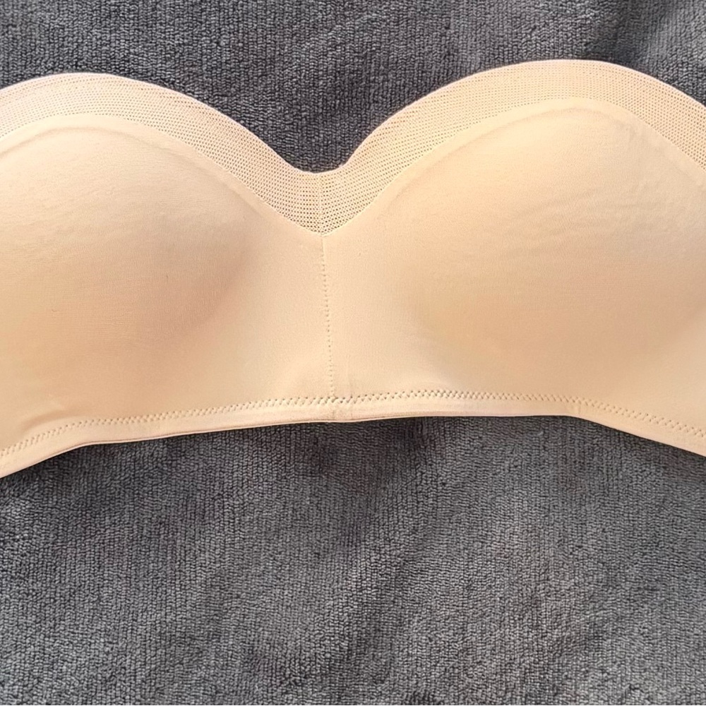 Strapless Cream Bra From Lively